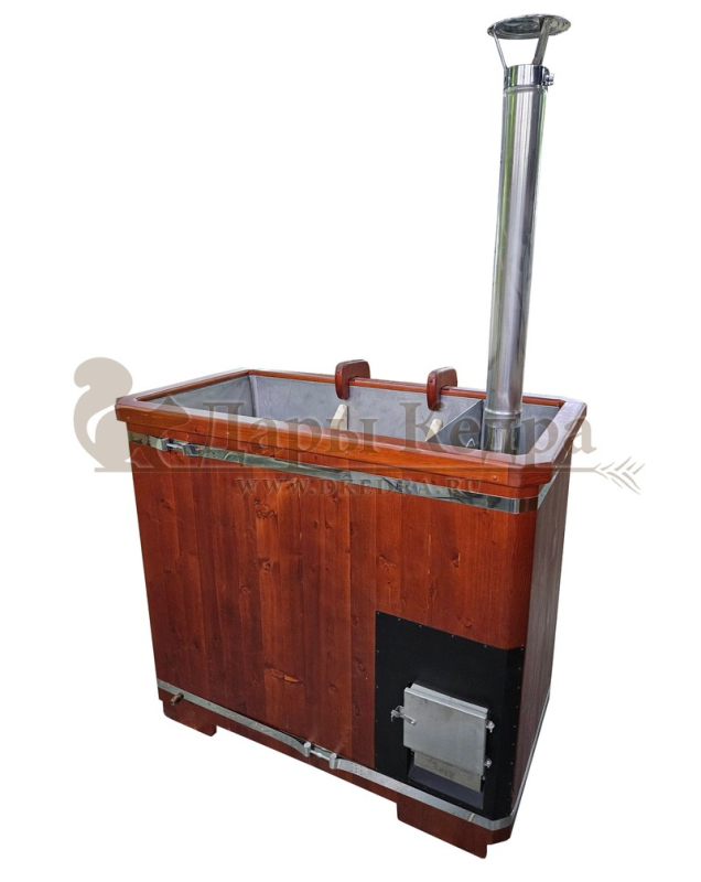 Фурако прямоугольная с металлической вставкой и встроенной печью